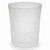Copo de vidro para vela jateado sem tampa  - 70ml - Imagem 2