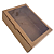 Caixa kraft c/ visor (13x18,5x6) Pcte c/ 5un - Imagem 1