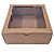 Caixa kraft c/ visor (13x13x6) Pcte c/ 5un - Imagem 4