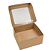 Caixa kraft c/ visor (13x13x6) Pcte c/ 5un - Imagem 3