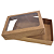 Caixa ret kraft c/ visor (11,5x17x3,5) Pcte c/ 10un - Imagem 4
