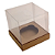 Caixa Kraft c/ tp transp 1 Cav (8,5x8,5x8,5) c/ 10 un - Imagem 1