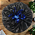 Touca de Cetim | Azul Caneta + Preto - Imagem 2