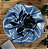 Touca de Cetim | Azul Bebê + Preto - Imagem 1