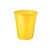 COPO PLAST. AMARELO 200ML REGINA  C/ 50 UNI (10X50) - Imagem 1