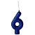 VELA CINTILANTE GLITER AZUL N° 6 (1X10) - Imagem 1