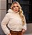 Jaqueta Puffer de Veludo com Capuz Cropped - Imagem 5