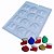 Forma Chocolate Simples Aplique Botinhas e Bolinhas - 5 unid - Imagem 1