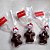 Forma Chocolate Simples Bonequinho de Natal 610 - Pct 5 unid - Imagem 2