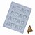 Forma Chocolate Simples Sino de Natal P 163 - Pct 5 unid - Imagem 1