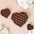 Forma Coração de Chocolate Diamantado 60g Silicone - 2 unid - Imagem 2