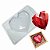 Forma Chocolate Coração Lapidado 500g Silicone FP135 - 2 und - Imagem 1