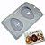 Forma Ovo de Páscoa 100g Silicone 3 partes FP11 - 2 formas - Imagem 1