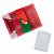 Caixa p/ Chocolate Tablete Noel Vermelha - Pacote 5 caixas - Imagem 1