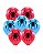 Balão Temático nº 11 Aranha Azul e Vermelho - Pct 25 unid - Imagem 3