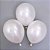 Balão Perolizado 9" Candy Branco Happy Day - Pct 25 unid - Imagem 3