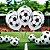 Balão Temático nº 11 Bola de Futebol Branco - Pct 25 unid - Imagem 2