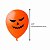 Balão Halloween nº12 Caras Malvadas Laranja e Preto - 20 und - Imagem 5
