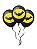 Balão Temático nº 11 Morcegos Batman Halloween - Pct 25 unid - Imagem 1