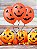 Balão Halloween nº11 Cara de Abóbora Dia das Bruxas - 25 und - Imagem 2