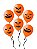Balão Halloween nº 12 Caras Malvadas Laranja - Pct 10 unid - Imagem 1
