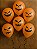 Balão Halloween nº 12 Caras Malvadas Laranja - Pct 10 unid - Imagem 2