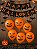 Balão Halloween nº 12 Caras Malvadas Laranja - Pct 10 unid - Imagem 3