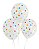 Balão Temático nº 9 Confetti Transparente - Pct 25 unid - Imagem 1