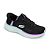 Tênis Skechers Feminino Skech Cloud – Perfectly Plush - Preto e Azul - Imagem 3