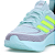 Tênis Adidas Acelera 2 Feminino - Azul Claro e Verde - Imagem 3