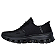 Tênis Feminino Skechers Glide-Step Pro Slip-Ins - Preto All Black - Imagem 3