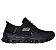 Tênis Feminino Skechers Glide-Step Pro Slip-Ins - Preto All Black - Imagem 1