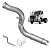 Cano Inox Escapamento Mb Atron 2324 2729 B/k 2012 Em Diante - Imagem 1