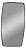 Lente Retrovisor Ford Cargo 815 A 2628 2009 A 2011 Bifocal - Imagem 2