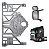 Grelha Aluminio Retrovisor Scania T/r 114 124 P/g/r Esquerdo - Imagem 1