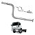 Tubo Cano Saida Motor Escape Ford Cargo 815 1317 1517 1717e - Imagem 1