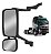 Espelho Retrovisor Volvo Fh Fm 2010 A 2021 Lado Esquerdo - Imagem 1