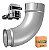 Tubo Cano Catalisador Escape Vw Constellation 19.370 25.370 - Imagem 1