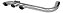 Tubo Lateral Cromado 4 03 Saidas 1270mm - Imagem 1