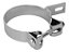 Abraçadeira Cromada Escape Mb Axor 2036 A 2644 2014 A 2020 - Imagem 3