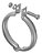 Abraçadeira Inox 4 Poleg Escape Volvo Vm 210 / 260 / 310 - Imagem 3