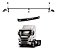 Conjunto Suporte Fixação Tapa Sol Scania P/g/r 2014 A 2018 - Imagem 1