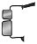 Retrovisor Eletrico Volvo Vm 220/270/210/260/310 Desembaç Le - Imagem 2
