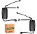 Conjunto Espelho Retrovisor Vw 17.210/31310 Convexo 3/4 19mm - Imagem 2