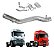 Tubo Flexível Inox Saída Motor Escapamento Hd Stralis 4,5 Po - Imagem 1