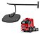 Espelho Auxiliar Frontal Convexo Iveco Stralis Cabine Alta - Imagem 1
