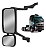 Espelho Retrovisor Volvo Fh 2010 A 2014 Desembaçador Esquerd - Imagem 1