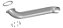 Tubo Lateral Crom 5 Mercedes Benz Actros Euro 5  1100mm - Imagem 1