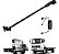 Tirante Menor Retrovisor Mb Hpn 1318 1620 1622 1720 Ferro - Imagem 1