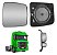 Lente Vidro Espelho Retrovisor Menor Mb Actros Convexo Ld - Imagem 1